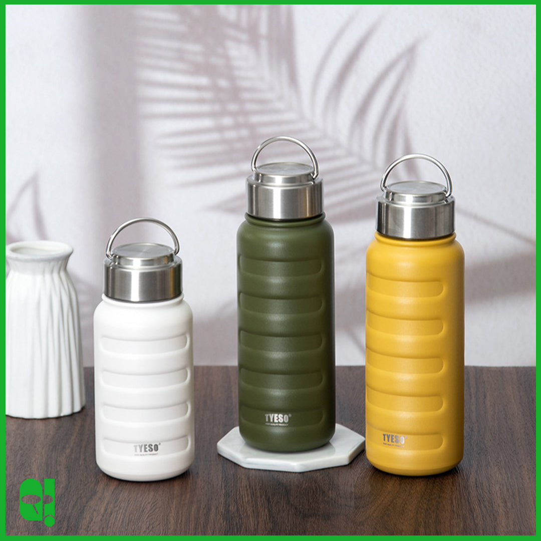 TYESO Caterpillar Botol Minum Air Travel Portable Thermos Stainless Steel Termos