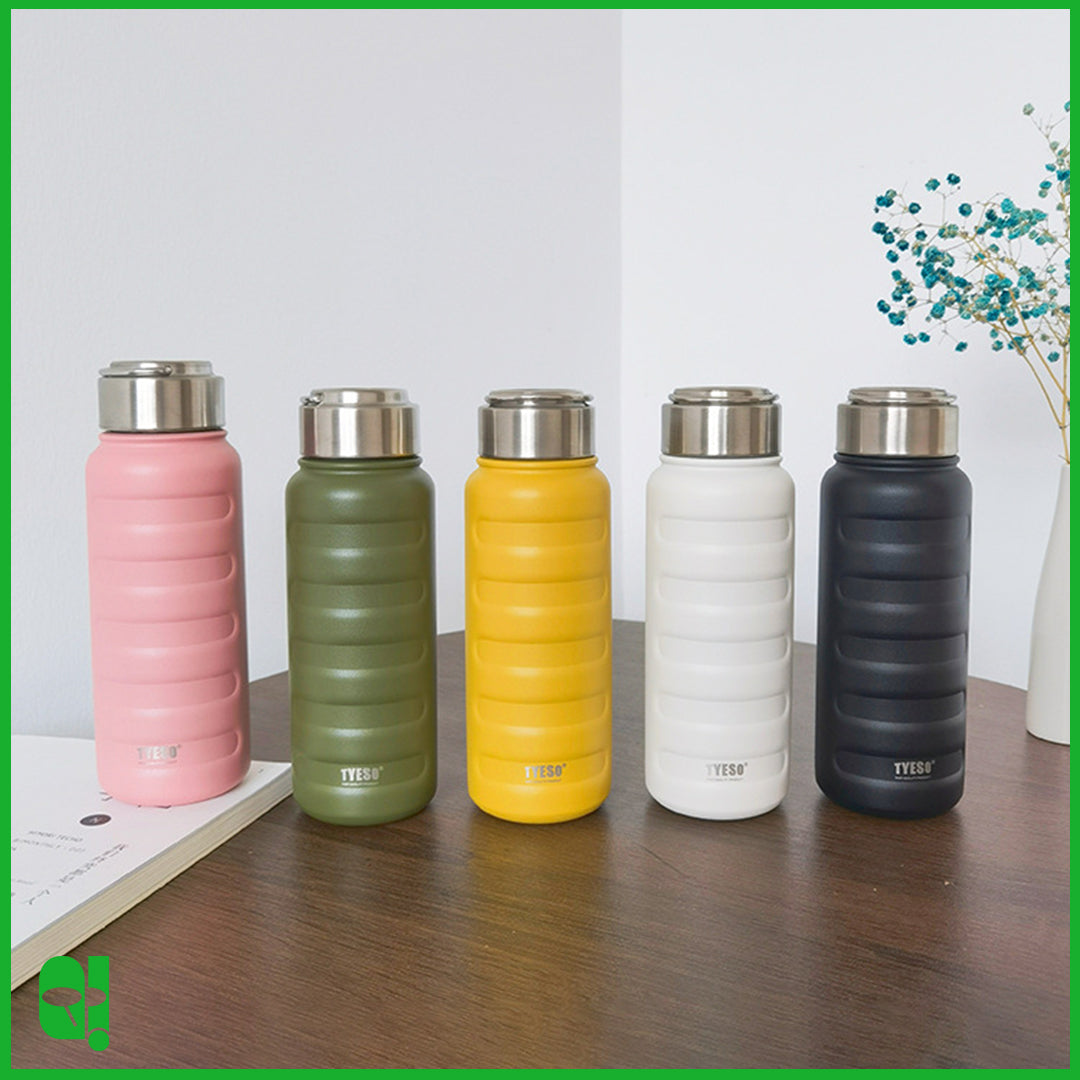 TYESO Caterpillar Botol Minum Air Travel Portable Thermos Stainless Steel Termos