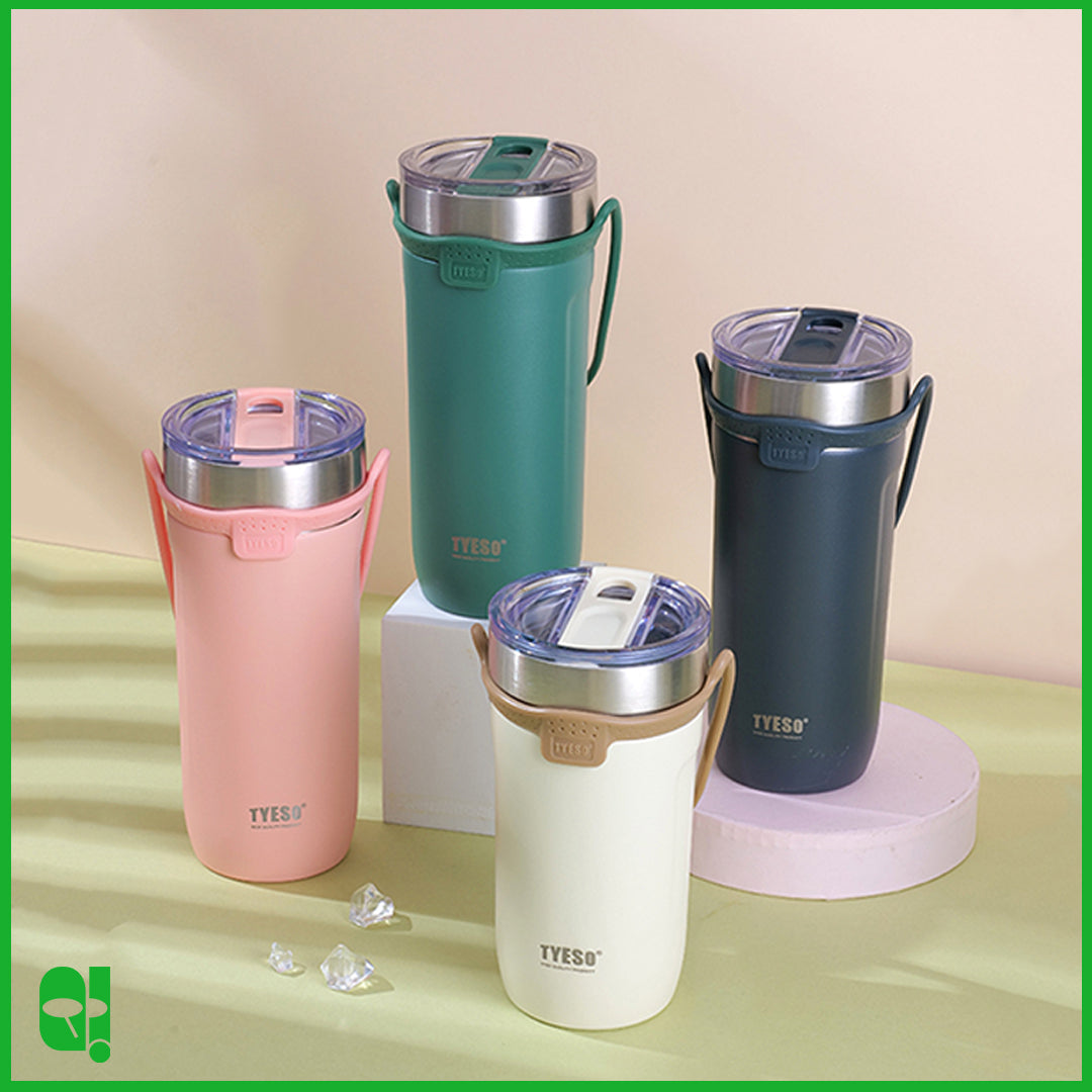 TYESO Tumbler Gelas Botol Minum Aesthetic Korea Coffee Cup 100% Original Asli + FREE Bubble Wrapping