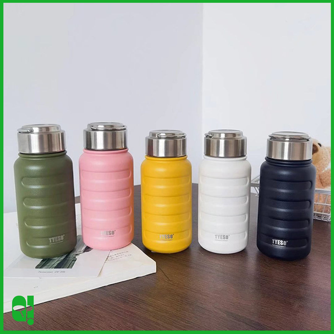 TYESO Caterpillar Botol Minum Air Travel Portable Thermos Stainless Steel Termos