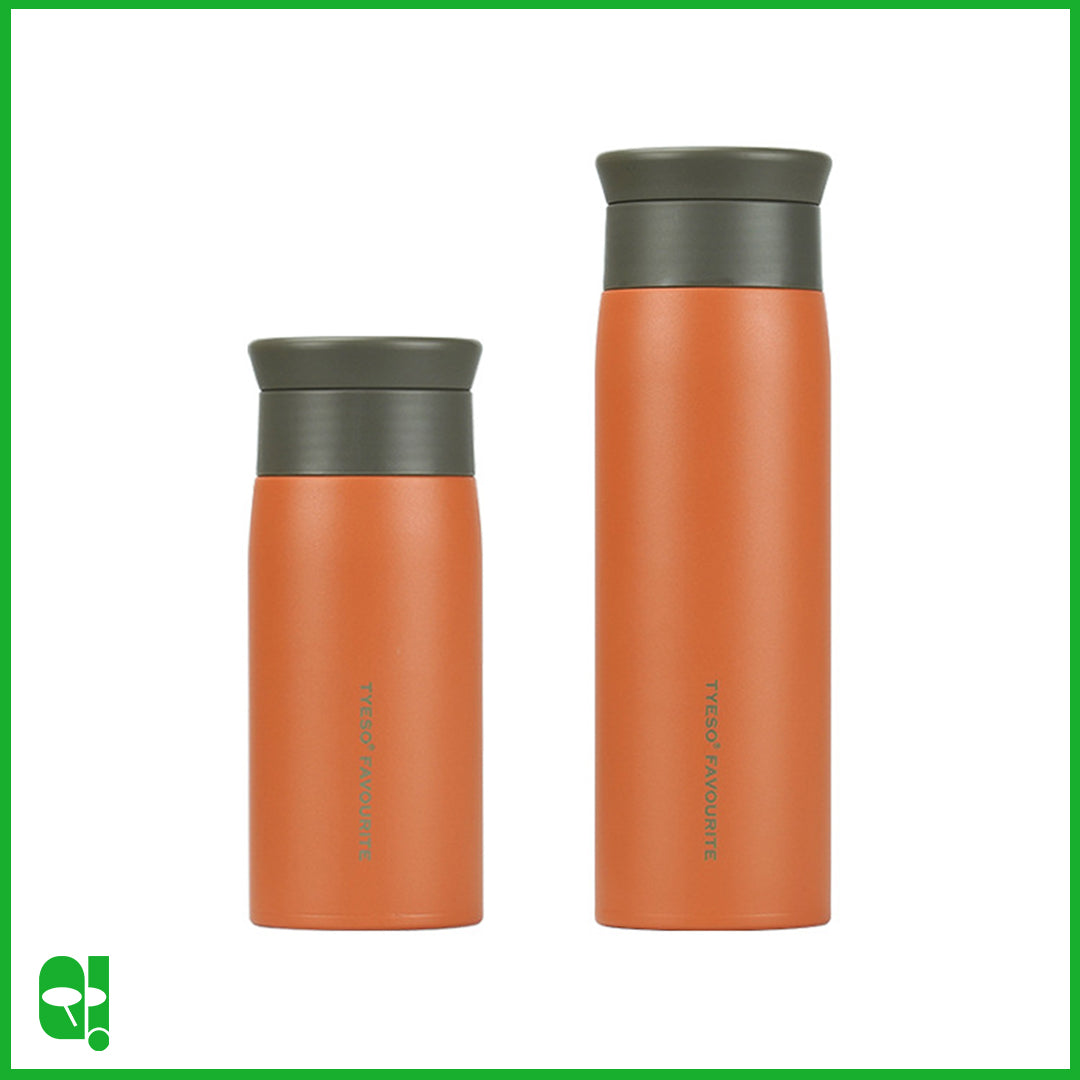 TYESO Botol Air Minum Aesthetic Termos Portable Travel Size Insulated Thermos Water Bottle