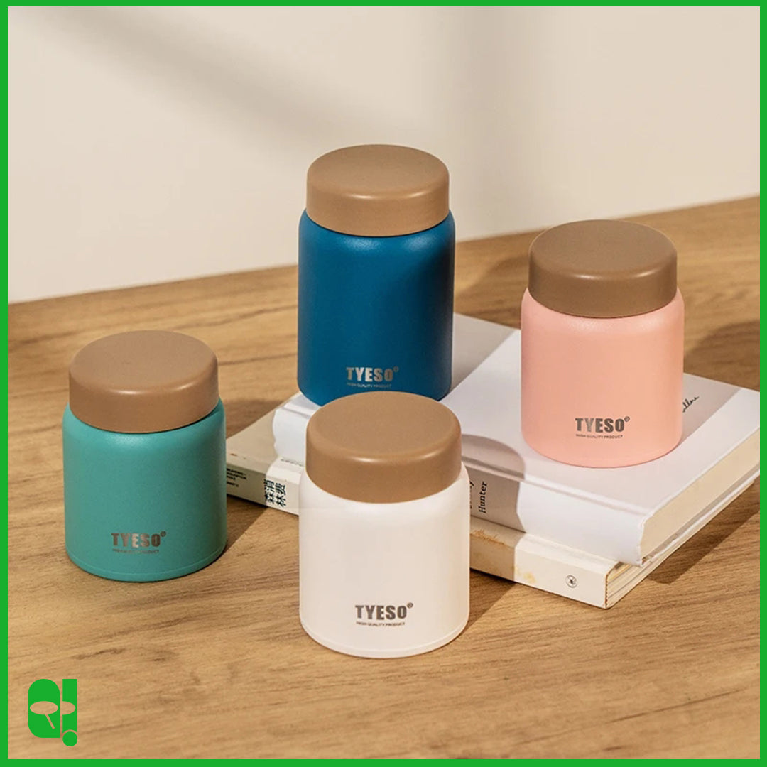 TYESO Tumbler Food Jar Portable 280ml Tahan Panas 12 jam Tahan Dingin 24 jam Original