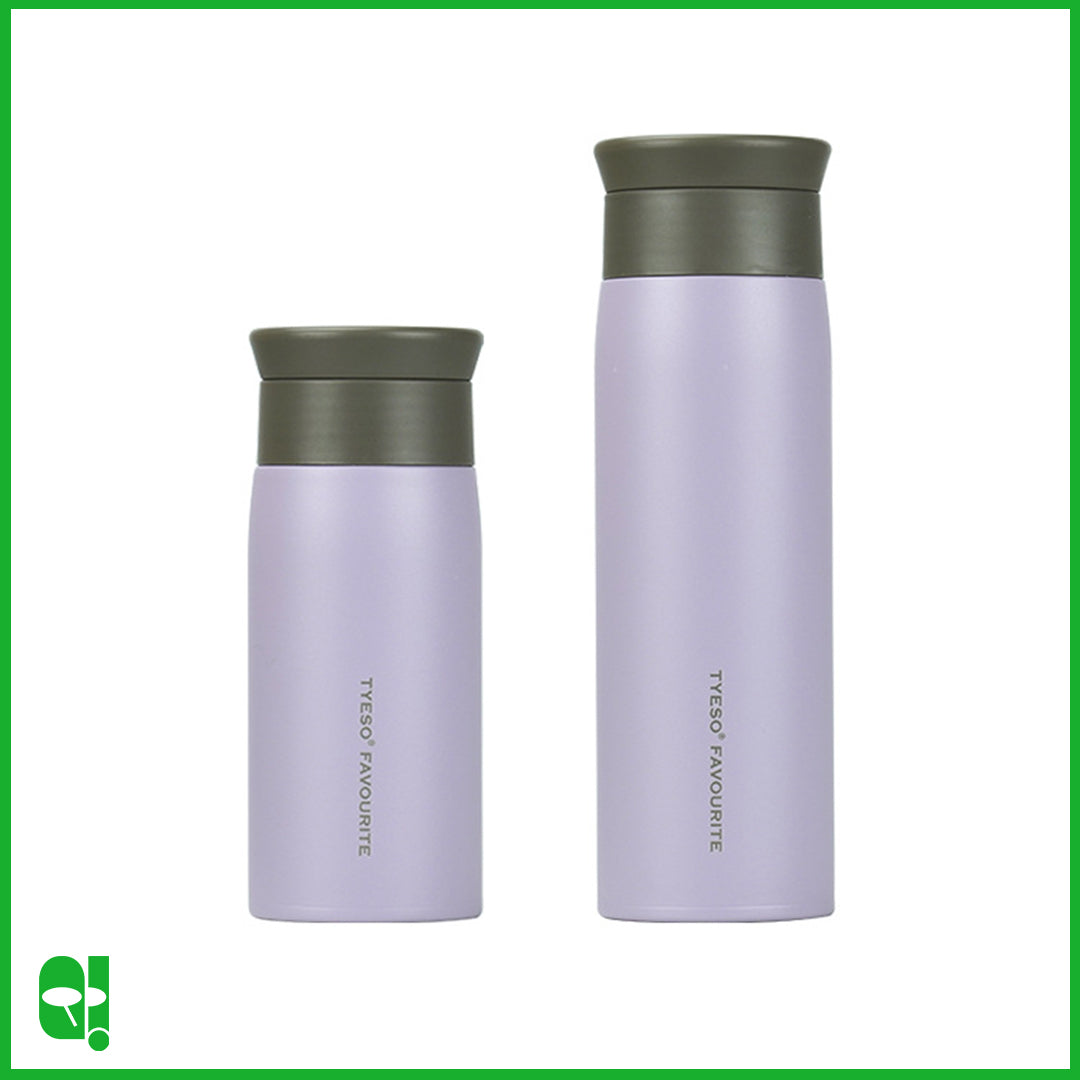 TYESO Botol Air Minum Aesthetic Termos Portable Travel Size Insulated Thermos Water Bottle