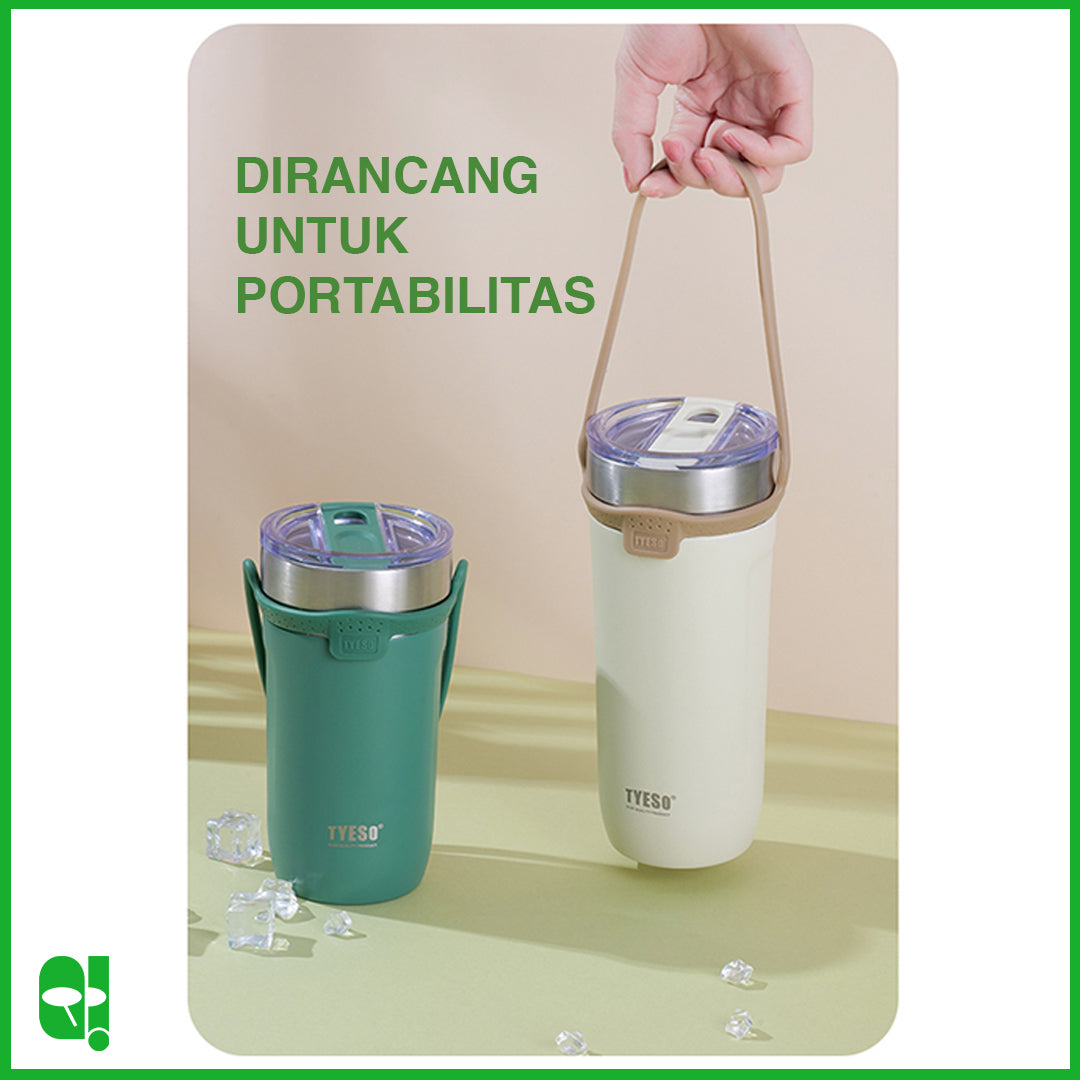 TYESO Tumbler Gelas Botol Minum Aesthetic Korea Coffee Cup 100% Original Asli + FREE Bubble Wrapping