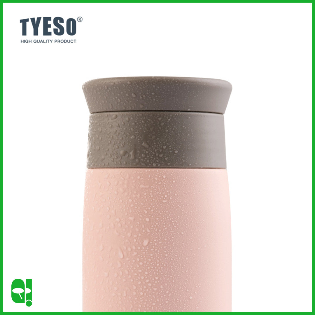 TYESO Botol Air Minum Aesthetic Termos Portable Travel Size Insulated Thermos Water Bottle