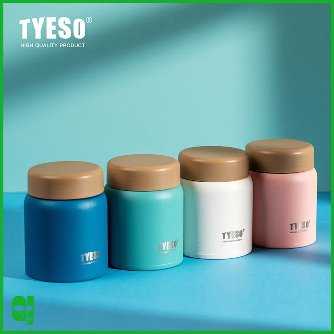 TYESO Tumbler Food Jar Portable 280ml Tahan Panas 12 jam Tahan Dingin 24 jam Original