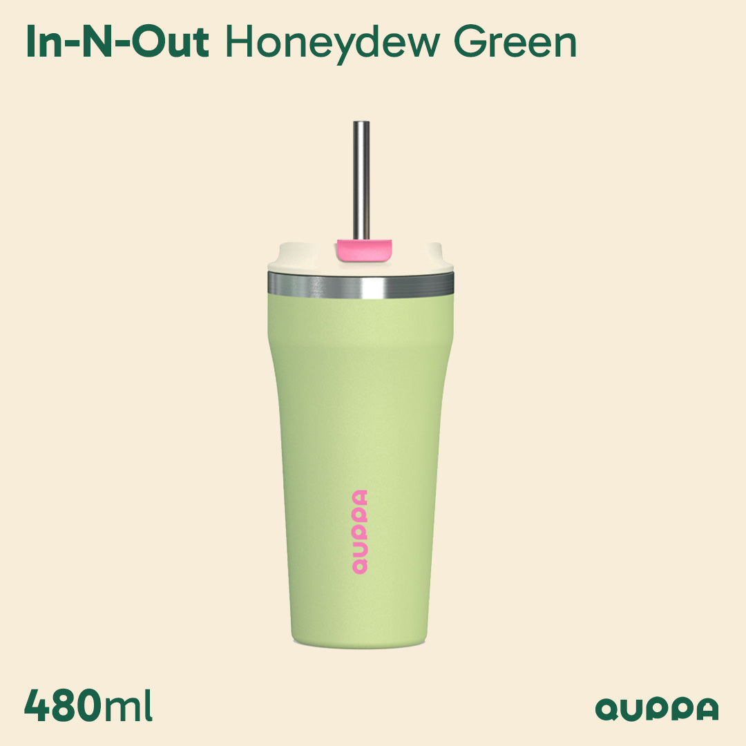 Tumbler Quppa In N Out 480ML HoneyGreen