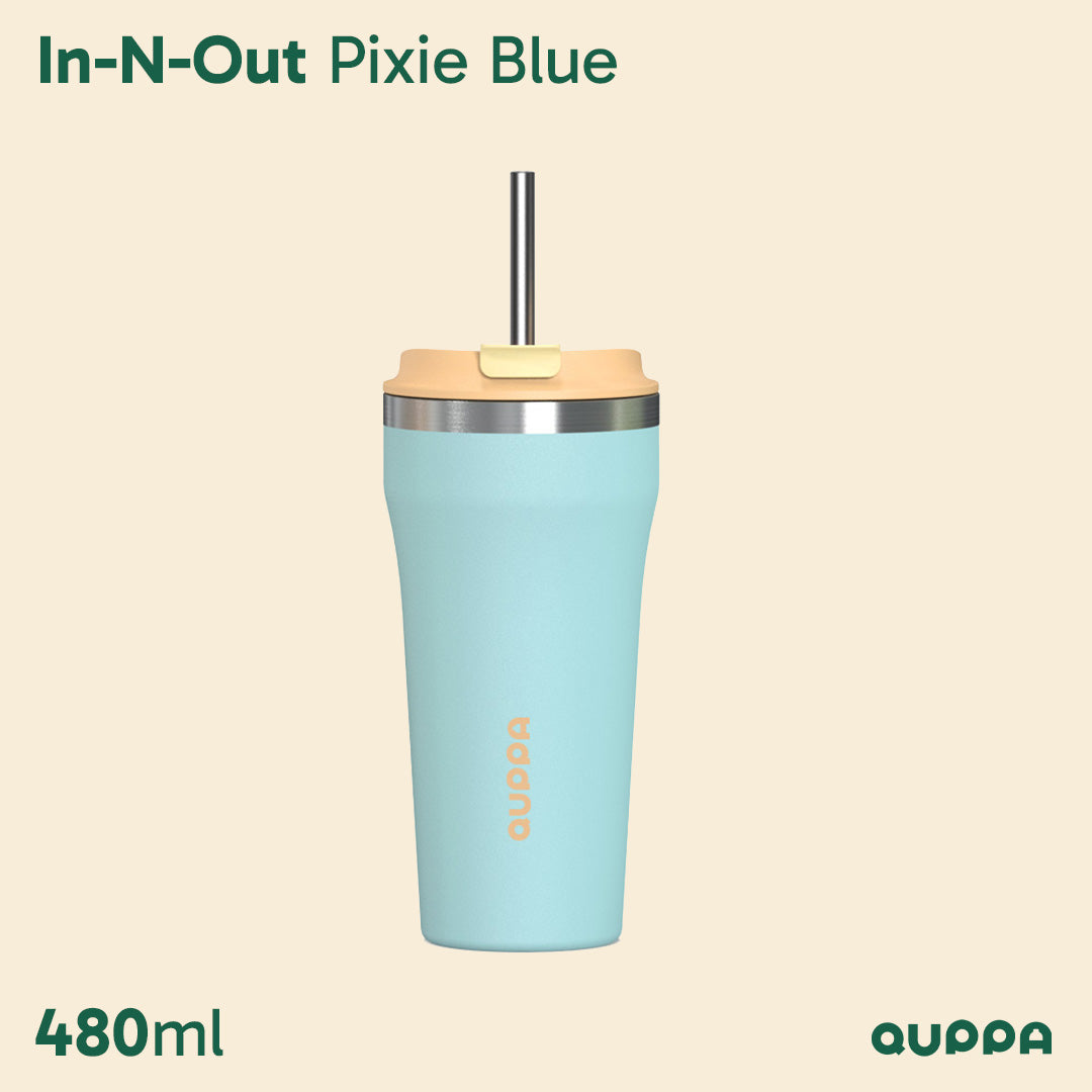 Tumbler Quppa In N Out 480ML PixieBlue