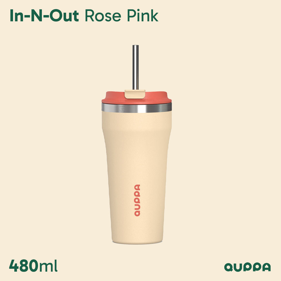 Tumbler Quppa In N Out 480ML RosePink