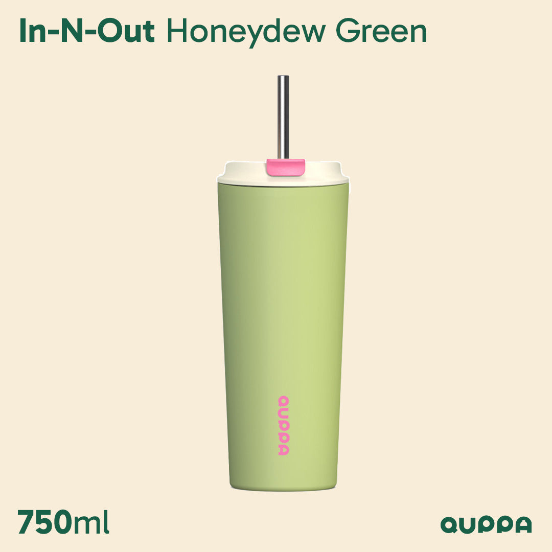 Tumbler Quppa In N Out 750ML HoneyGreen