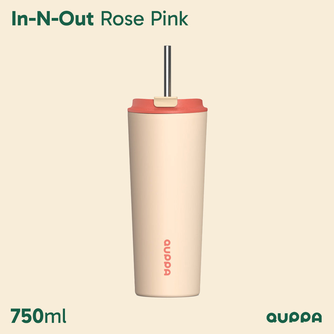 Tumbler Quppa In N Out 750ML RosePink