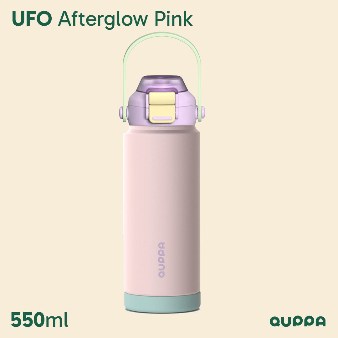 Tumbler Quppa UFO 550ML AfterGlow Pink