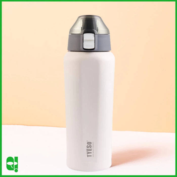 TYESO Botol Air Minum Olahraga Outdoor 600ml Thermos Stainless Steel Double Wall Termos Fitness Sports Water Bottle